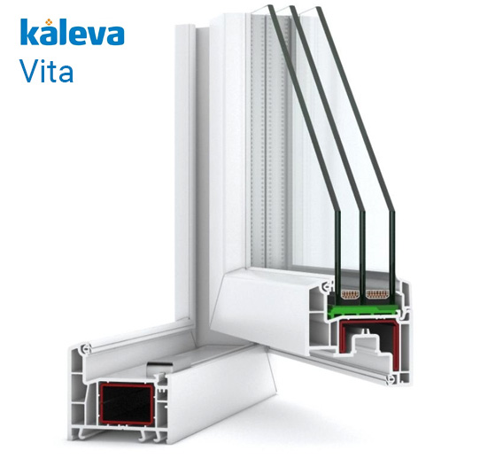 Пластиковый оконный профиль Kaleva Vita (Калева Вита)