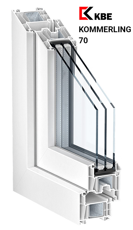 Оконный профиль KOMMERLING 70